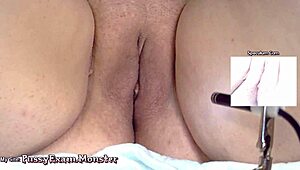 pussy exam close-up on camshow 2019 part1