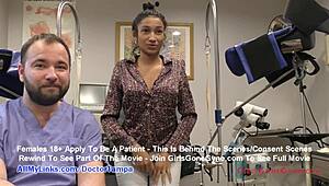 Miss Mars lets Doctor Tampa explore her body for orgasm research at GirlsGoneGynoCom.