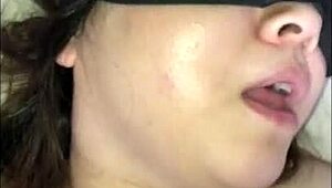 japanese couple, wife getting intense creampie? big cock orgasm!