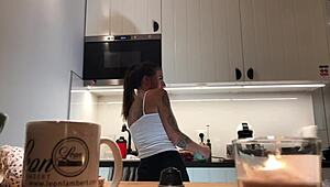 perfect pokies on kitchen cam braless sylvia amazing nipples?