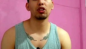 is the plumber fucking me on the balcony with his curved cock?