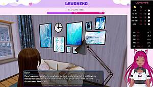 Vtuber Lewdneko dives into Harem Hotel gameplay part 19