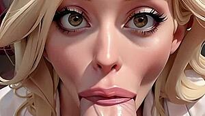 Secretly Sucking Stepdad's Big Cock in Spanish Hentai