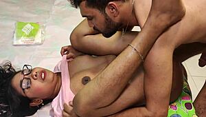 friend's cute stepsister with big ass enjoys hard sex in room