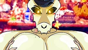 hey tabi gets adored by boyfriend in hentai fun 😍