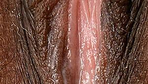 Female Textures in Brownies: Black Ebony HD 1080p Vagina Close-Up with Hairy Pussy Sex by Rumesco