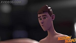 In sodomysquad, the big-dicked twink shoves his monster cock into the juicy hunk