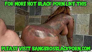 Black Milf Tackles the Biggest Dick She's Ever Seen in Ebony Action