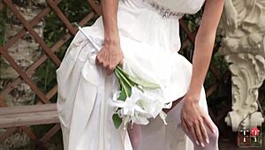 Wedding Fuck Part 1: Sneaking a Wild Ride with the Bride