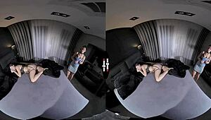 Dark Room Vr - Shh We Are Cumming With Big Tits Handjob