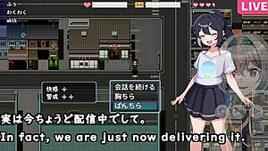 Flash Outdoor Exposure In Anime Game With Subtitles