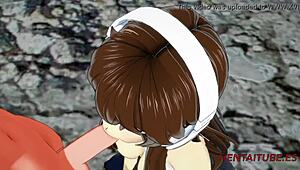 dr stone hentai senku ishigami and yuzuriha ogawa in intense scene