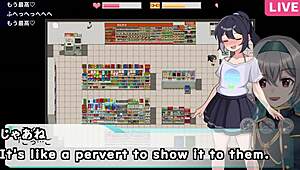 Flash Outdoor Exposure In Anime Game With Subtitles