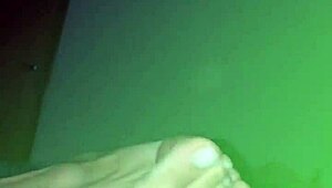 Beautiful Wife Delivers Intense Footjob Fetish