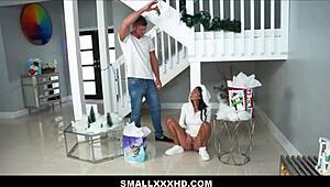 smallxxxhd - skinny latina teen sona bella fucked to orgasm by huge cock