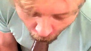 British guy subtly sucks ilovesex305's dick, hinting at hidden desires in this European blowjob scene.