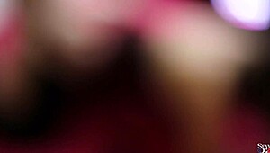 French Amateur in Black Corset and Satin Panties Fucked Doggy