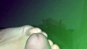Beautiful Wife Delivers Intense Footjob Fetish