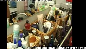 Amateur Mature Couple Gets Wild with Hardcore Bathroom Action