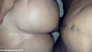 do you want to see this crossdressing transsexual assfucking the black guy in gay anal?