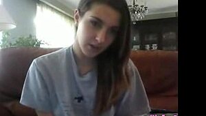 OMG, I’m So Nervous Showing My Pussy on Webcam in Public, Help!!