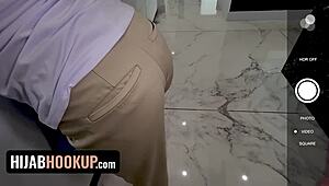 Hey, can you believe my Arab wife cheated with a huge white cock on video?