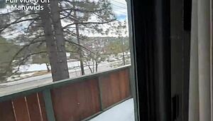 Public StepMom Gets Nasty Anal Creampie at Jewish Cousin's Remote Cabin