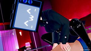 tv woman feels aroused and desires fast intimacy on the bed