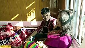 uh, my beautiful bhabhi, first time with devar, so cute, ya know?