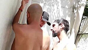 me and friends bathing and fucking