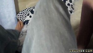 step daddy sneaks comfort to comrade’s daughter first time