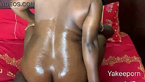 she moans loudly while getting her ass fucked by a monster big black cock