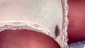 Just saw Mary Di’s hairy milf pussy dripping through dirty wet panties.