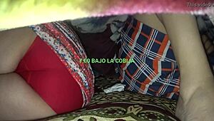 While my husband works, the neighbor comes over to satisfy me with his attention