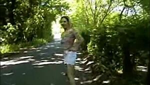 Wild British pussy flashing kinky vibes in public spaces