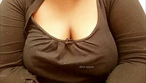 hey, bangladesh sexy bhabhi shows off her big tits in group action