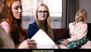 Four Conservative Milfs Turn Into Wild Lesbian Fuckdolls