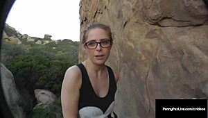 penny pax gets her snatch fucked outdoors by a wild hard cock