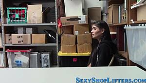 Little Shoplifter Sucks And Rides In Hardcore Session With Facial!