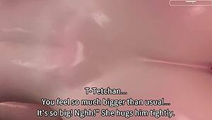 I, japanese 18 teen 18+, have passionate threesome with friend and stepbrother