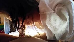 White Slut Loves Sucking That Dick!