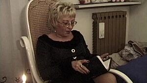 Young Guy and Friend Bang Naughty Old Granny Hard! 😈