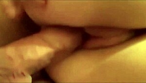 Why is the slender beauty making love with her husband at home