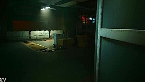 female tyger claw gets wild in hammer club sex scene from cyberpunk 2077 ultra