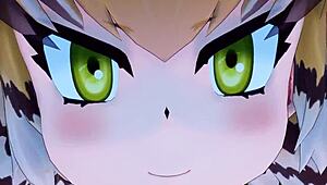 Wild Bengaru Tora Anime Action in Kemono Friends!