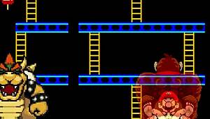 damn, bowser koopa and donkey kong slam mario in wild cartoon clash!