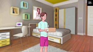 sex note gameplay with big tits and double penetration