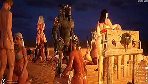 3D动漫野生动物群交狂欢