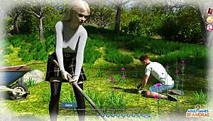 What’s hotter than 3D cartoon hotties in sexy outfits for recreational squirting fun? Ep32!