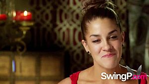 Wow! Fun Sex Games Outside Turn Into Naughty Swinger Orgy!